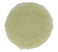 vhbw Eponge de polissage compatible avec Bosch PEX 220 A, GEX 125-1 AE ponceuses excentriques et à vibration - 12,5 cm diam. de travail, beige