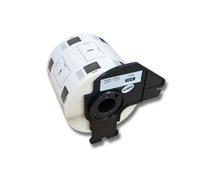 vhbw Etikettenband Beschriftungsband Premium 62mm für Brother P-Touch QL-570, QL-580, QL-580N, QL-650, QL-650TD, QL-700, QL-710, QL-710W wie DK-11209.