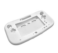vhbw Étui Housse Compatible avec Nintendo Wii U Gamepad Console de Jeu, Manette - Silicone, Blanc
