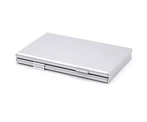 vhbw Étui, malette pour 12x Cartes Micro-SD/Transflash, 6X Cartes SD, SDHC, SDXC - argenté