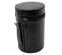 vhbw Étui pour Objectif, lentilles - Housse, 16.3 cm x 10 cm, M, Noir