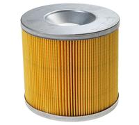 vhbw Filtre à cartouche remplacement pour Kärcher 6.414-808.0 pour aspirateur à sec ou humide - Filtre plissé, argenté / jaune