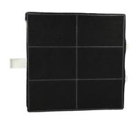 vhbw Filtre à charbon actif compatible avec Bosch DKE645E, DKE955MBR, DHZ5185, DHZ5186, DHZ5105, DHZ5180 hotte aspirante - 22,2 x 22,2 x 2,4 cm