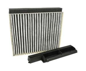 vhbw Filtre à charbon actif compatible avec Bosch DWB96BC6SF, DWB96BC6SF/01, DWB96DM50B/01, DWB96FM50 hotte aspirante + cadre de support