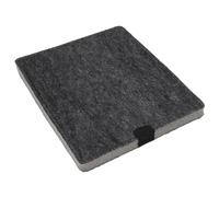 vhbw Filtre à charbon actif compatible avec Miele DA 5986 W, DA 5990 W, DA 5996 W, DA 7198 W hotte de cuisine - 26 x 21,3 x 1,9 cm
