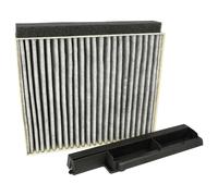 vhbw Filtre à charbon actif compatible avec Siemens LC97GHM50B/01, LC97QFM50B/01 hotte aspirante + cadre de support