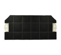 vhbw Filtre à charbon actif remplacement pour Siemens LZ33000, LZ33500 pour hotte aspirante - 49,6 x 23 x 3 cm