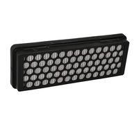 vhbw filtre compatible avec Samsung SC61F0, SC61EO, SC61G0, SC61E7, SC61J0, SC61G1, SC61U2 aspirateur - filtre d'évacuation HEPA noir/blanc