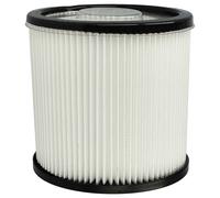 vhbw filtre compatible avec Scheppach 20L, NTS20, 16L, NTS16 aspirateur - filtre HEPA noir / blanc