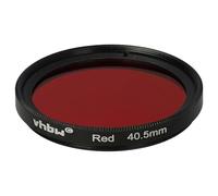 vhbw Filtre de Couleur Universel pour Les objectifs de Filetage de 40,5mm - Filtre Rouge