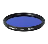 vhbw Filtre de Couleur Universel pour Les objectifs de Filetage de 52mm - Filtre Bleu