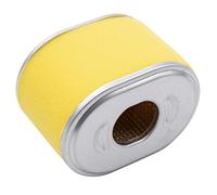 vhbw Filtre de rechange avec préfiltre compatible avec Honda Horizontal GX140, GX160, GX160 H1 tondeuse à gazon - 10 x 7,4 x 6,9cm argenté/jaune