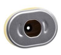 vhbw Filtre de rechange avec préfiltre compatible avec John Deere 220A, 220B, 220C tondeuse à gazon - 10,1 x 7,2 x 5,1cm, argent / jaune G