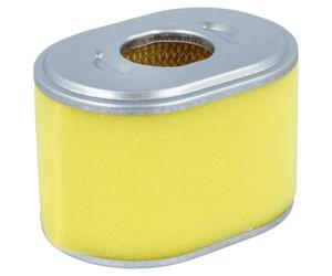vhbw Filtre de rechange avec préfiltre compatible avec Zipper ZI-RPE 90 | ZI-RPE 60 tondeuse à gazon - 10 x 7,4 x 6,9cm argenté/jaune