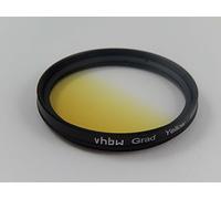 vhbw Filtre gradué de Couleur Universel Compatible avec Les objectifs de 37mm - Filtre dégradé Jaune