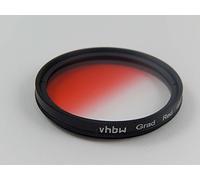 vhbw Filtre gradué de Couleur Universel Compatible avec Les objectifs de 40,5mm - Filtre dégradé Rouge