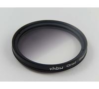 vhbw Filtre gradué de couleur universel compatible avec les objectifs de 77mm - Filtre dégradé gris