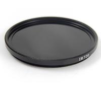 vhbw Filtre infrarouge universel 720nm pour compatible avec objectifs d'appareils photos de filetage 52mm - Filtre IR circulaire, noir