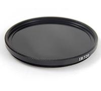 vhbw Filtre Infrarouge Universel 720nm pour objectifs d'appareils Photos - Filtre IR Circulaire, 49mm, Noir
