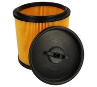 vhbw filtre plissé compatible avec Armor All VBV809PF, VK609PFR aspirateur - noir / jaune