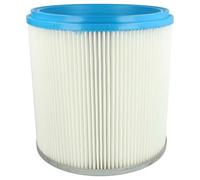 vhbw filtre plissé compatible avec Bosch GAS 14-20 RFB, GAS 12-50 RF aspirateur - blanc/argenté/bleu