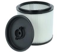 vhbw filtre plissé compatible avec Einhell TE-VC 2350 SACL, 2350 SACL EX CH, 2350 SACL EX UKCA aspirateur à sec/humide - noir / blanc