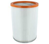 vhbw filtre plissé compatible avec Nilfisk / Alto / Wap EC 850-E, EC 850, 41164 aspirateur - orange / blanc