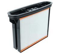 vhbw filtre plissé plat compatible avec Starmix FK 4300 aspirateur sec/humide, aspirateur industriel - Élément filtrant