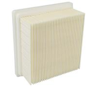 vhbw filtre plissé plat L - M avec grille de protection compatible avec Starmix Smart L 18 V aspirateur