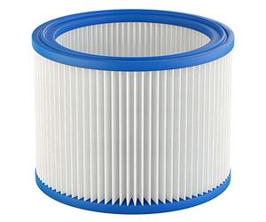 vhbw filtre rond à plis pour aspirateur multifonction, compatible avec Nilfisk Aero 26-21 PC, 26-2L PC, 31-21 Inox PC