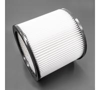 vhbw Filtre rond / filtre en lamelles pour aspirateur, robot aspirateur, multi-usagesr ShopVac Pro 1300, 1300 Inox, 30, 30 PW, Super 30