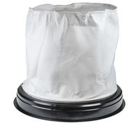 vhbw Filtre textile compatible avec Ghibli AS 58, AS590, AS59, AS12, AS 59, AS 580 aspirateur sec et humide - Sac filtrant noir/blanc