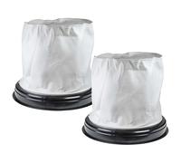 vhbw Filtre textile compatible avec Ghibli M26, AS600, AS60, AS 600, AS 60, AS 590, WS 2 aspirateur sec et humide - Sac filtrant noir / blanc