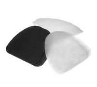 vhbw Filtres de remplacement (9x) compatibles avec friteuses DeLonghi F18, F18233, F18316, 18436-filtre graisse, au charbon actif, filtre en papier.