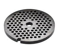 vhbw Grille taille 32 compatible avec KBS hachoir à viande - Diamètre des trous 5mm, trou central 13,4mm, acier