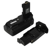 vhbw Grip Batterie Compatible avec Canon EOS 1000D | 450D, 500D appareil photo + molette de sélection, plastique / métal, poignée d'alimentation