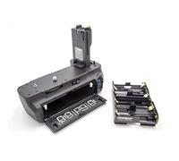 vhbw Grip Batterie, poignée d'alimentation Compatible avec Canon EOS 5D Mark II, 5D Mark 2 Appareil Photo + molette de sélection, Plastique/métal