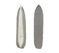 vhbw Housse de table de repassage remplacement pour Leifheit Thermo Reflect M pour planche à repasser blanc/gris