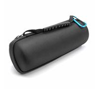 vhbw Housse étui Compatible avec JBL Flip 1, 2, 3, 4 Box Bluetooth - Noir, avec Sangle de Transport