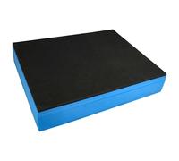 vhbw Insert en Mousse Compatible avec Bosch Sortimo L-Boxx Coffre à Outils - Rigide/PE, Bleu/Gris Anthracite, 60 mm