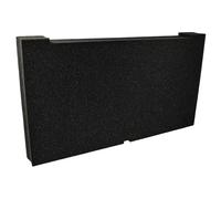 vhbw Insert en mousse compatible avec Dewalt Tough-Box DS400, DS300, DS150 coffre à outils - mousse personnalisable, 2 couches, noir