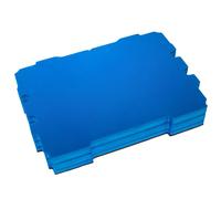 vhbw Insert en mousse compatible avec Festool Systainer T-LOC caisse à outils - mousse rigide, noir-bleu, 60mm