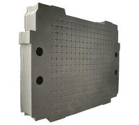 Vhbw Insert en Mousse Compatible Avec Makita MAKPAC Coffre à Outils - Personnalisable, Gris Anthracite