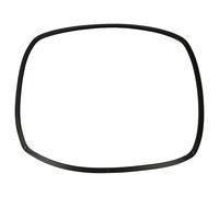 vhbw Joint compatible avec Indesit MS20#, MS51#, MS52#, MS53#, MS531#, MB73#, MFA557J#, MB630# - 43 x 32 x 0,8 cm, avec crochets à angle noir