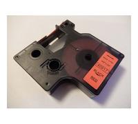 vhbw Kassette Patronen Schriftband 9mm rot f?r Dymo LabelMaker PC, PC2, Dymo 1000, 1000+, 2000, 3500, 4500, 5000, 5500 wie Dymo D1, 40917.