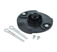 vhbw Kit accessoires 3 pièces compatible avec Einhell RG-CT18/1 LI, Solo tondeuse à gazon - 1x disque porte-lame, 2x lame + vis noir / argenté