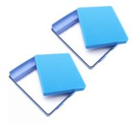 vhbw Kit de 2x filtre en mousse, 2x filtre en tissu compatible avec Philips Marathon Ultimate FC9919, FC9919/07 aspirateurs - Filtre Moteur