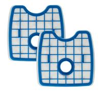 vhbw Kit de 2x Filtres d'aspirateur compatible avec Philips SmartPro Compact FC8822, FC8812 aspirateur robot - filtre