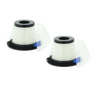 vhbw Kit de 2x Filtres d'aspirateur compatible avec Sauber UVC-122311.3 aspirateur sans-fil - Filtre anti-saleté