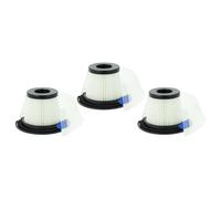 vhbw Kit de 3x Filtres d'aspirateur compatible avec Klarstein Clean Butler 4G Silent 10033762/10033763 aspirateur sans-fil - Filtre anti-saleté